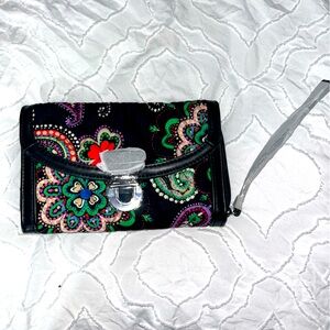 Vera Bradley RFID Grab & Go Wristlet in Signature Cotton, Pattern Kiev Paisley